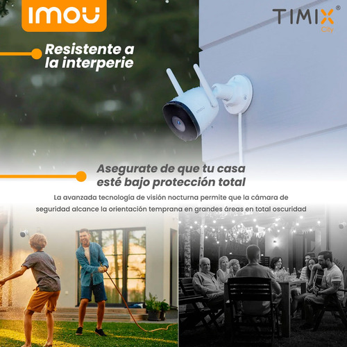 Kit Cámara De Seguridad Wifi Imou Ip Bullet 2c Exterior+nvr