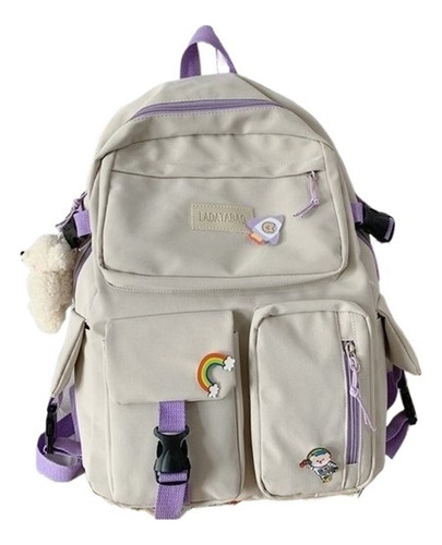Mochila De Estudiante Impermeable Linda Informal Coreana