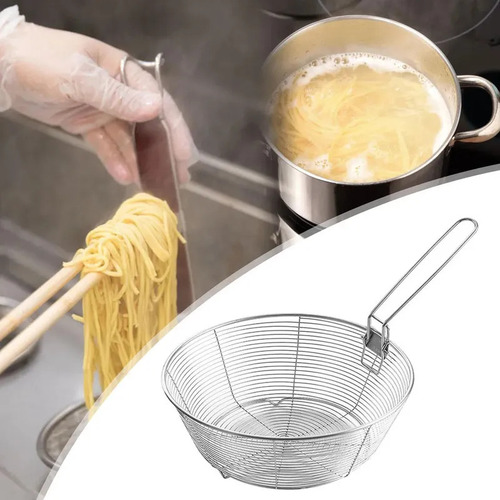 A Canasta Freidora Acero Inox - Plegable Y Multiusos