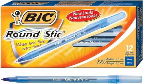 Lapicera Bolígrafo Bic Rondo Round Stic  5 Caja X 12 U 