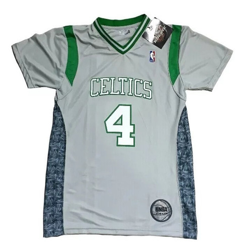 Camiseta Nba Boston Celtics Con Mangas 