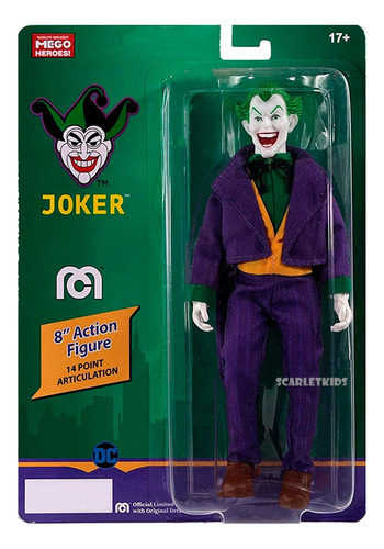 Joker Dc Comics Batman Figura Articulada Ed Limitada Mego