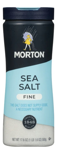Sal Finade Mar Morton Frasco Con 500g
