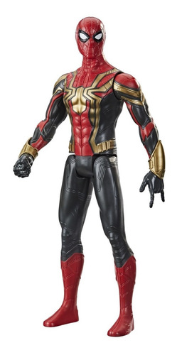 Spiderman From Home Figura Traje Negro Marvel Avengers E5766