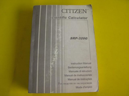 Mercurio Peruano: Libro Citizen Spr-320g Manual  L108