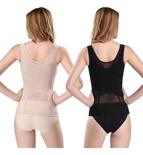 Faja Corset Con Tirantes Y 6 Hileras De Broches Ajustable