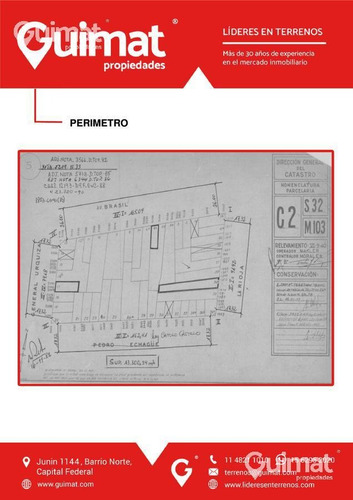 Imagen 11 de 12 de Excelente Esquina! - Parque Patricios - Lideres En Terrenos - Guimat Propiedades
