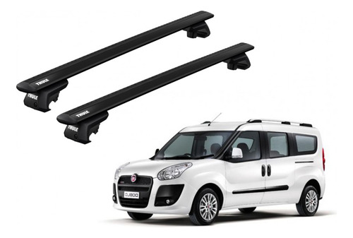 Barras Thule Fiat Doblo 10-22 Re / Wingbar Evo Black