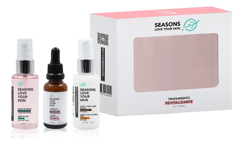 Kit Skincare Facial Tratamiento Revitalizante Seasons