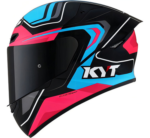 Capacete Kyt Tt Course Overtech - Preto/rosa - 60 (g)
