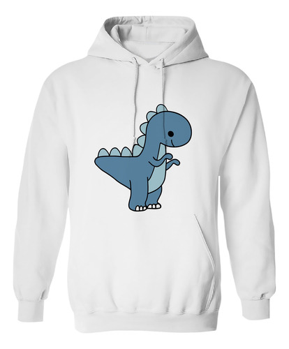 Sudadera Con Gorro Dinosaurio Azul Baby Dino