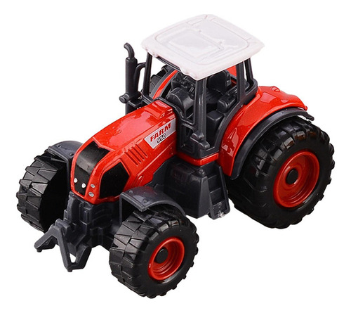 Mini Tractor Para Niños, Simulación De Coche De Rojo