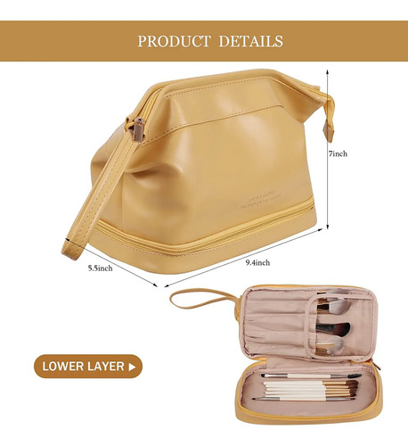 Bolsa De Almacenamiento Portátil De Doble Capa De Gran Capac