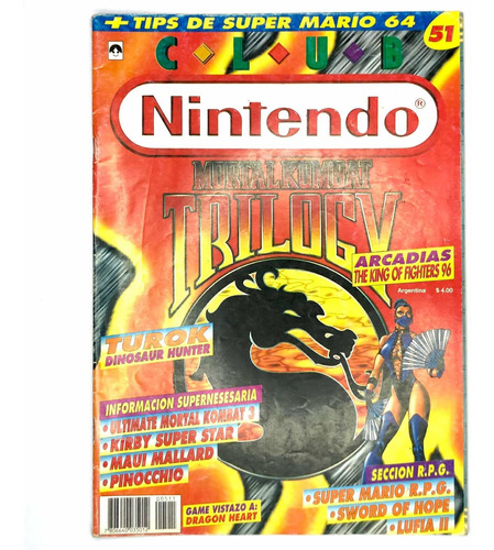 Revista Club Nintendo Número #51 1996
