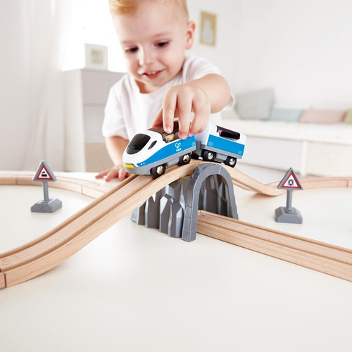 Hape Pista 8 Tren Bala De Madera Adaptable Trencity