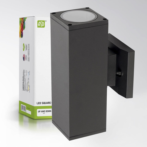 Asd Lámpara Led De Pared Cilíndrica Cuadrada Interruptor
