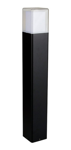 Imagen 7 de 7 de Mini Poste Led Exterior Negro, 13w, Luz Cálida Ip65