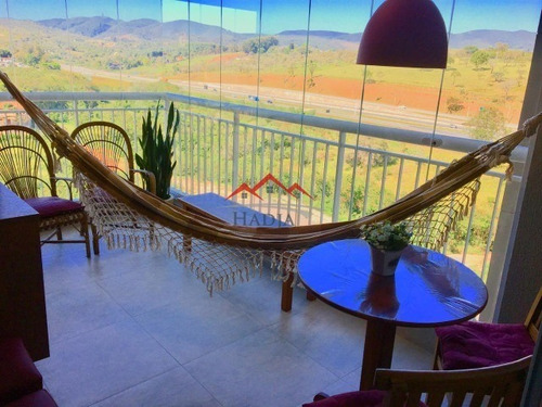 Imagem 2 de 12 de Lindíssimo Apartamento No Condomínio Naturale Em Jundiaí Sp. - Ap00091 - 68149750
