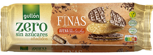 Gullón Zero Finas Galletas De Avena Con Choco Leche 150 Gr