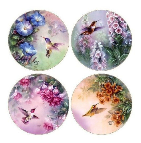 Posavasos Absorbentes Coasterstone, Surtido De Colibríes, 4-