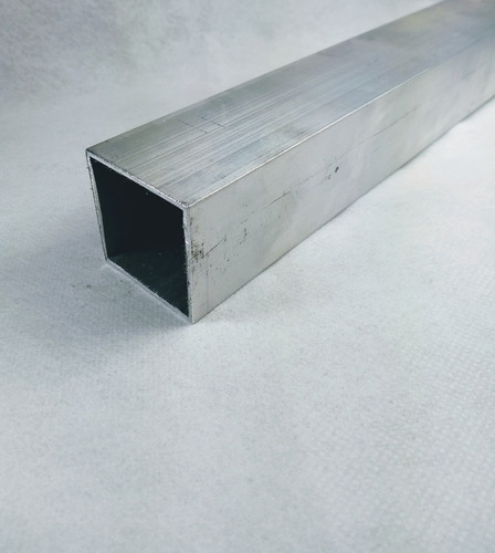 Tubo Aluminio Quadrado  1.1/2  (3,81cm) C/ 1 Metro
