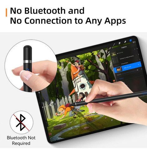 Lápiz Capacitivo Activo Para Ios Y Android Stylus Para iPad