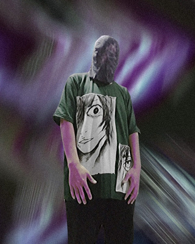 Imagen 2 de 6 de Remera Fallen Parches Oversize Rustico Anime Manga Caustico