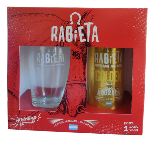 Gift Pack Rabieta Estuche Lata 500ml + 1 Pinta - Flex