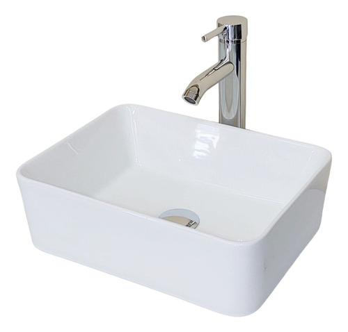 Arenci-pack Lavabo Mod. Montreal Sm - Fc Cromo 40x30x13 Cms.