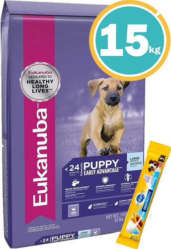 Imagen 1 de 7 de Comida Eukanuba Perros Cachorros Grandes + Regalo