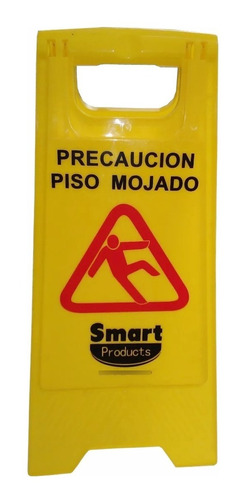 Cartel Señal Cuidado Piso Mojado Amarillo Smart Products