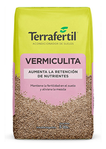 Vermiculita 5dm3 - Terrafertil Acondicionador De Suelos