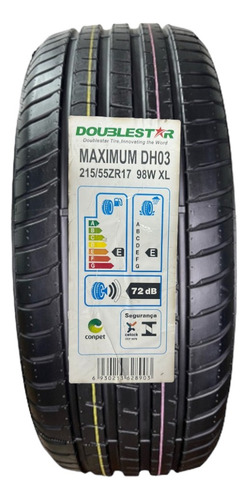 Kit 2 Pneus 215/55r17 98w Xl Doublestar Dh03 Aro 17 Índice De Velocidade W