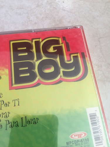 Big Boy - Mis Ojos Lloran Por Ti - Cd - Disco (Usado)