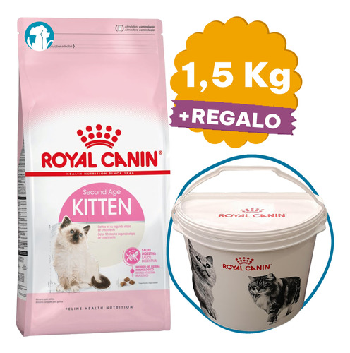 Comida Gato Cachorro Royal Canin Kitten 1,5 Kg