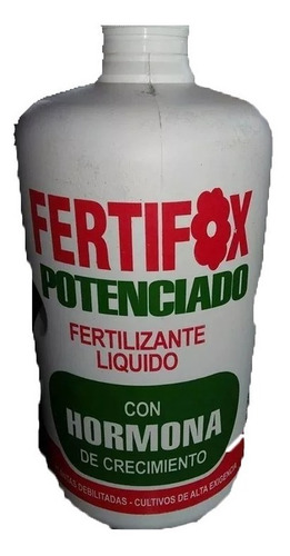Imagen 1 de 4 de Fertifox Potenciado Con Hormona De Crecimiento 1 Litro Envio