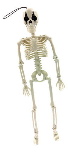 Esqueleto Colgante De Halloween, Esqueleto Nariz Roja