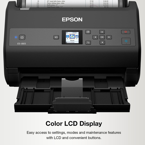 Scanner De Documentos Epson Workforce Es-865 Color Duplex De