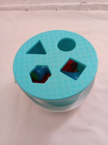 Juguete Para Bebe Niños Balde Con Encastres Geometricos