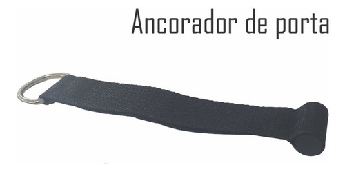 Imagem 5 de 10 de Fita De Suspensão - Trx Com Suporte Parede Dumbbell Black