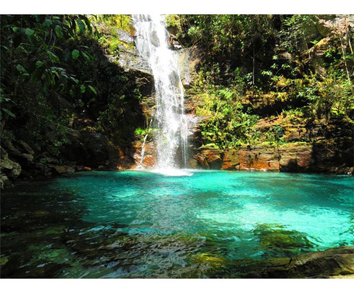 Papel De Parede Adesivo Personalizado Cachoeira