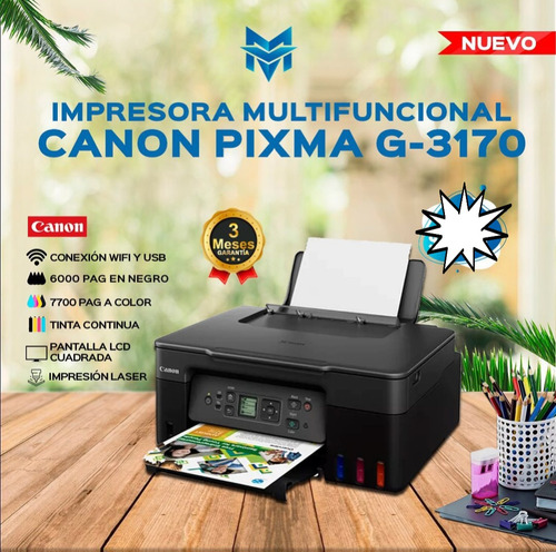 Impresora Multifuncional Canon Pixma G-3170 