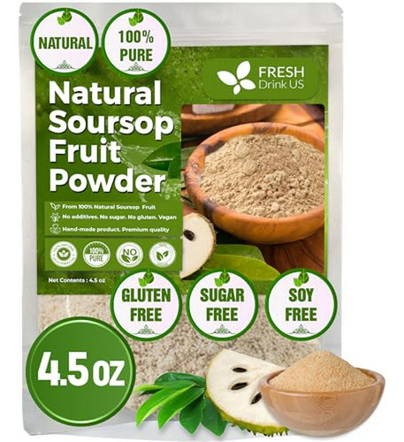 Polvo Premium De Fruta Guanábana 100% Natural