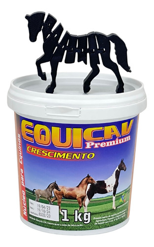 Suplemento Cavalos Equicav Crescimento Ganho Massa Muscular