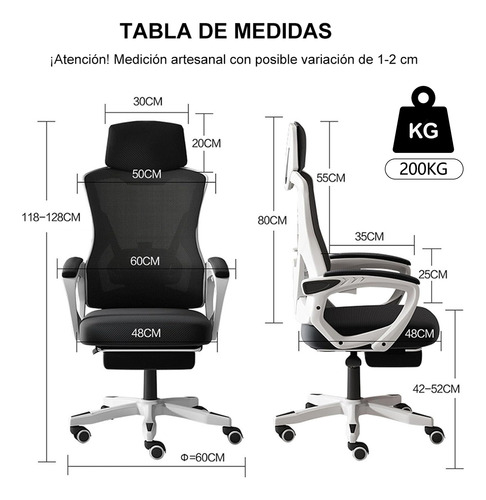 Mesa Y Silla Ergonómicas Ajustables De Malla Transpirable