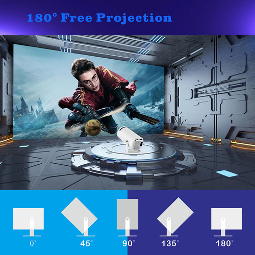 Proyector Mini Ledstar Hy300 110v/220v Color Blanco