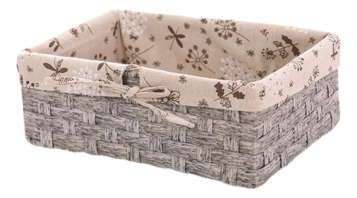 Hh Bin Bin Storage De Cesta De Tecido Retangular Farmhouse M