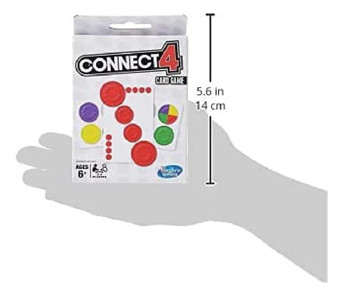 Juego De Mesa Conecta 4 Edición Cartas Para Llevar Hasbro