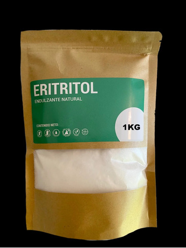 Eritritol Edulcorante Polvo Cristales 1kg