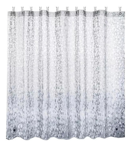 Y Cortina De Baño Antimoh De Pvc Grueso Y Transparente